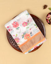 SC3971 - Linen Digital Print With Full Embroidery